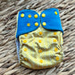 Little Lovebum Popper Pocket Nappy (Hemp & Bamboo Insert)-Pocket Nappy-Little Love Bum-Canary-The Nappy Market