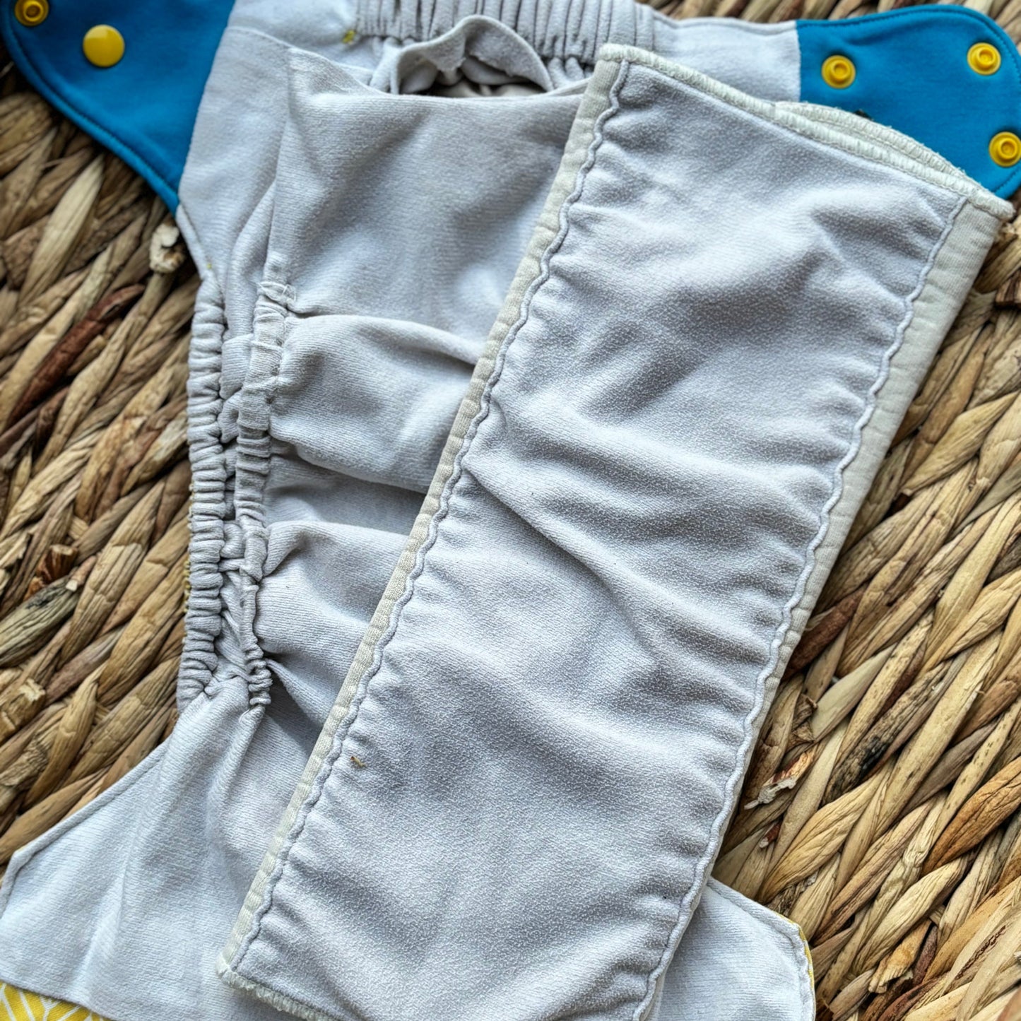 Little Lovebum Popper Pocket Nappy (Hemp & Bamboo Insert)-Pocket Nappy-Little Love Bum-Evergreen-The Nappy Market