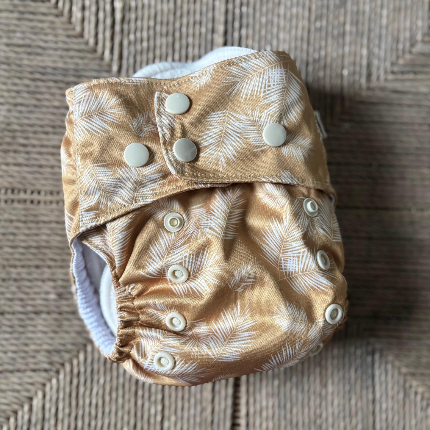 Bebe Hive Snap in Pocket Nappy-Snap in with Pocket-The Bebe Hive-Golden Palm-The Nappy Market