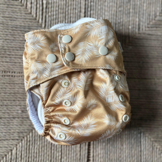 Bebe Hive Snap in Pocket Nappy-Snap in with Pocket-The Bebe Hive-Golden Palm-The Nappy Market