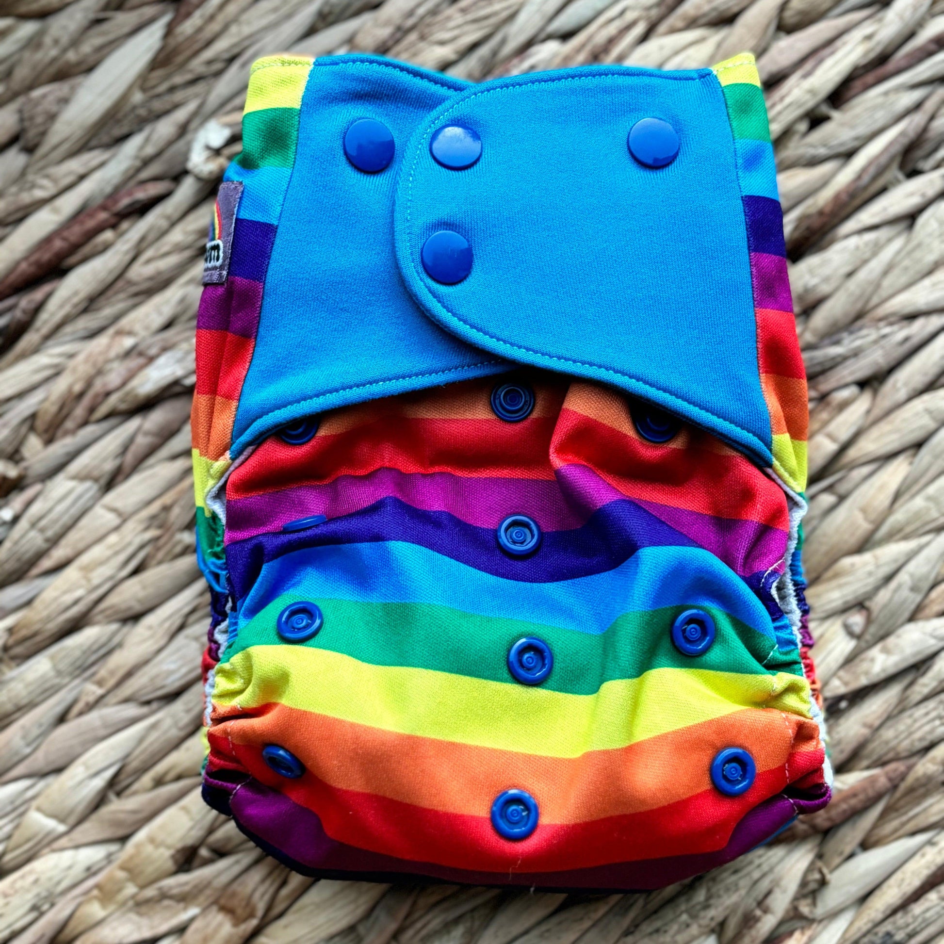 Little Lovebum Popper Pocket Nappy (Hemp & Bamboo Insert)-Pocket Nappy-Little Love Bum-Storm Born-The Nappy Market