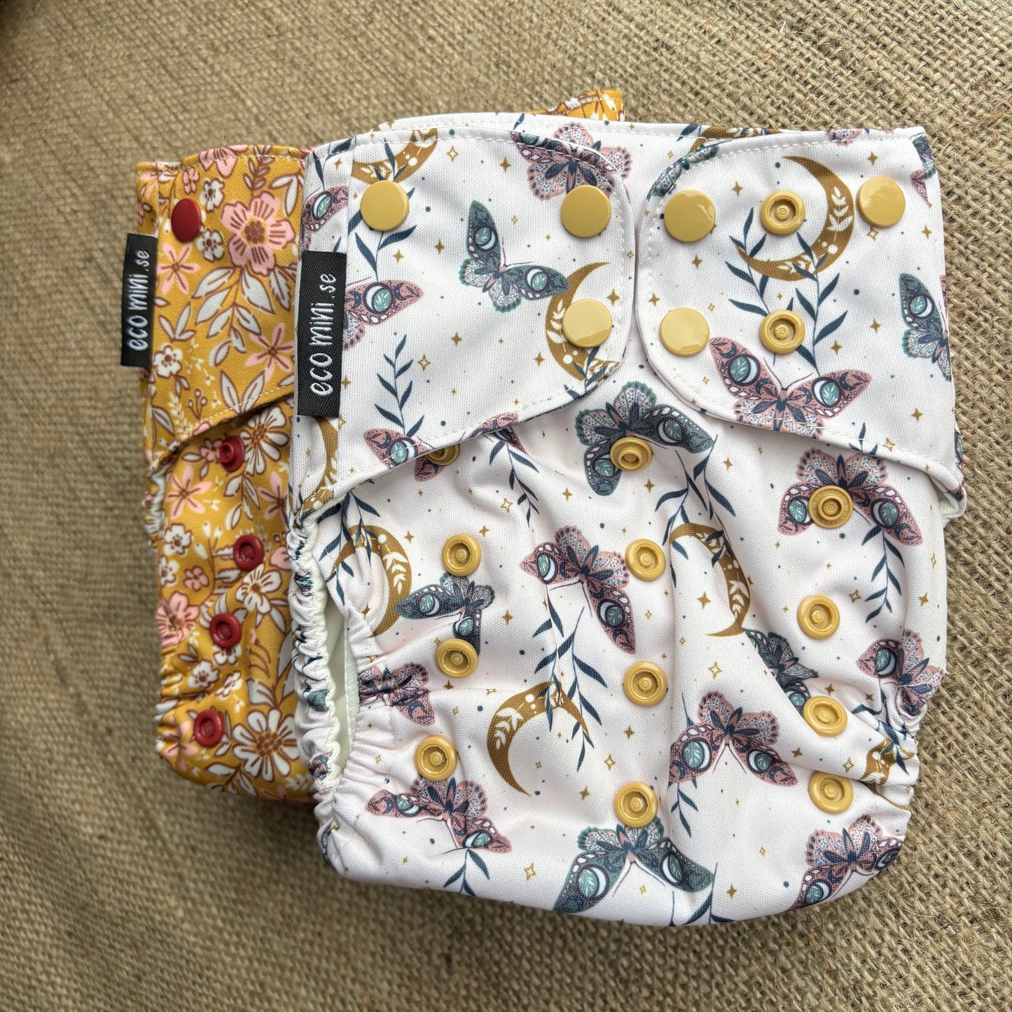 Eco Mini Natural Bamboo Pocket Nappy-Pocket Nappy-Eco Mini-Cecelia-The Nappy Market