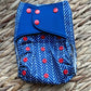 Little Lovebum Popper Pocket Nappy (Hemp & Bamboo Insert)-Pocket Nappy-Little Love Bum-Navy-The Nappy Market