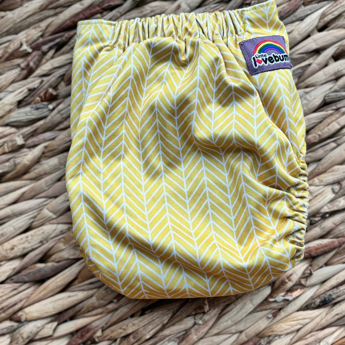 Little Lovebum Popper Pocket Nappy (Hemp & Bamboo Insert)-Pocket Nappy-Little Love Bum-Evergreen-The Nappy Market