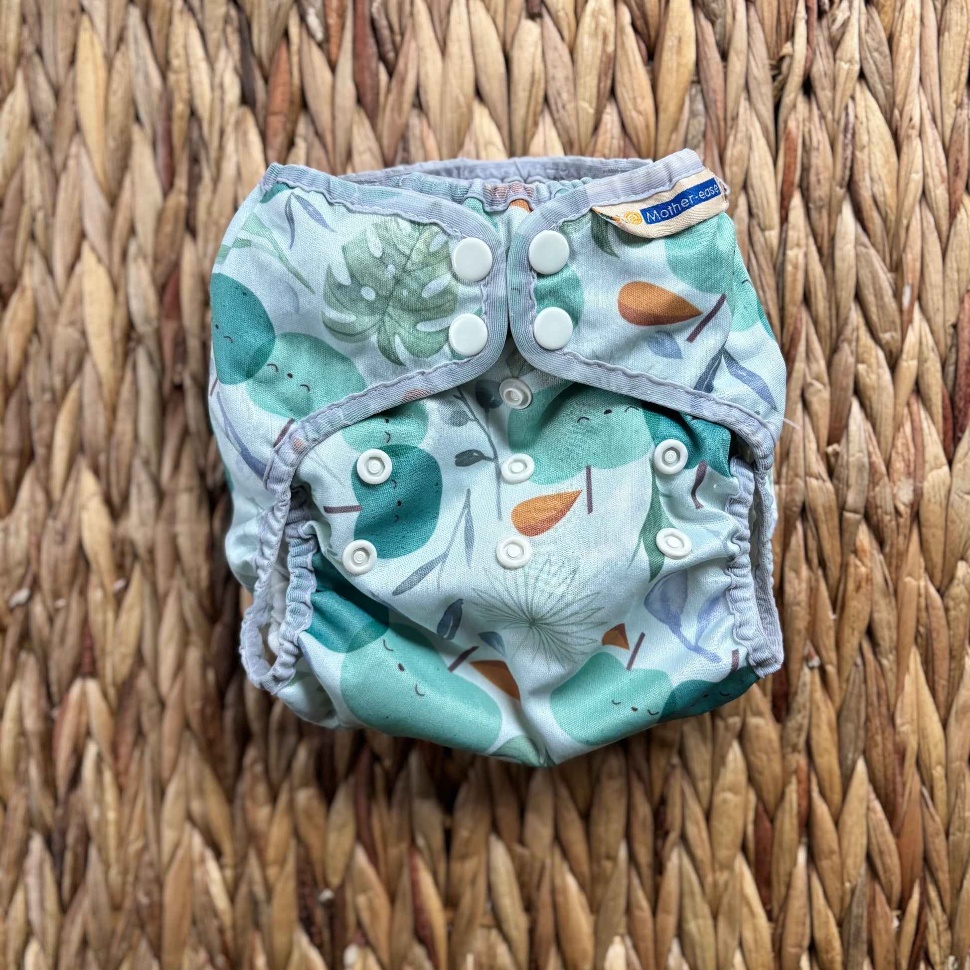 Motherease All in Two Duo Cloth Nappy - One Size-All in Two Nappy-Motherease-Orchid-The Nappy Market