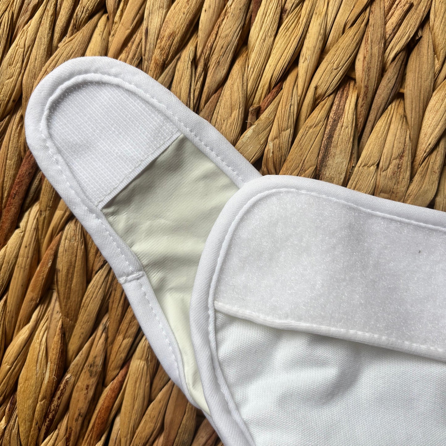 Bambino Mio Nappy Cover - White-Wrap-Bambio Mio-< 9kg-The Nappy Market