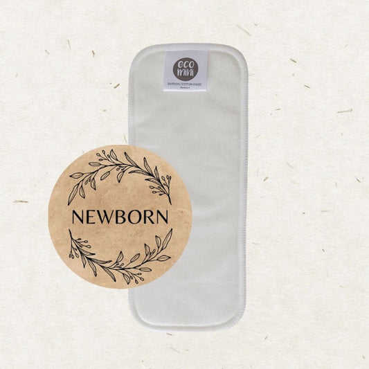 Eco Mini Newborn 4 Layer Bamboo Cotton Insert-Inserts-Eco Mini-The Nappy Market