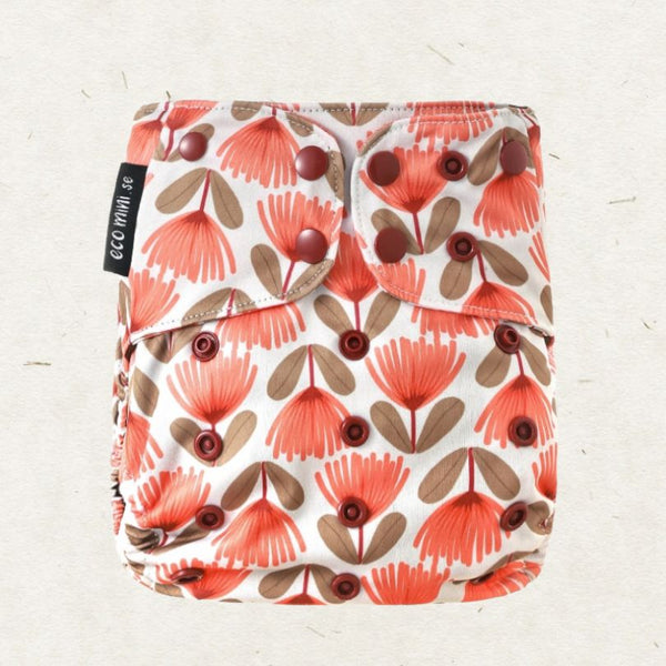 Eco Mini Natural Bamboo Pocket Nappy-Pocket Nappy-Eco Mini-Retro-The Nappy Market