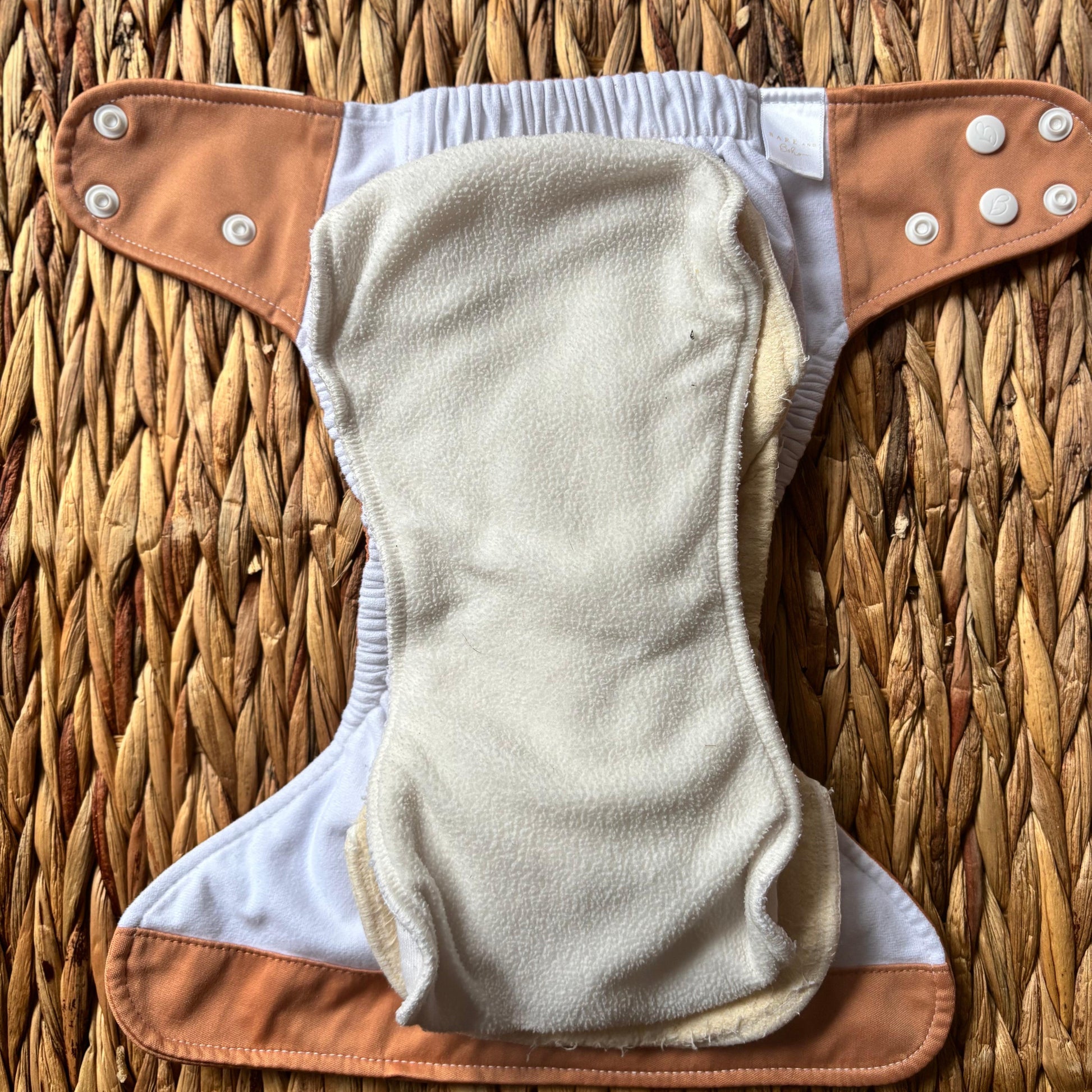 Bare & Boho Snap in Two Nappy-All in Two Nappy-Bare & Boho-Earth-The Nappy Market