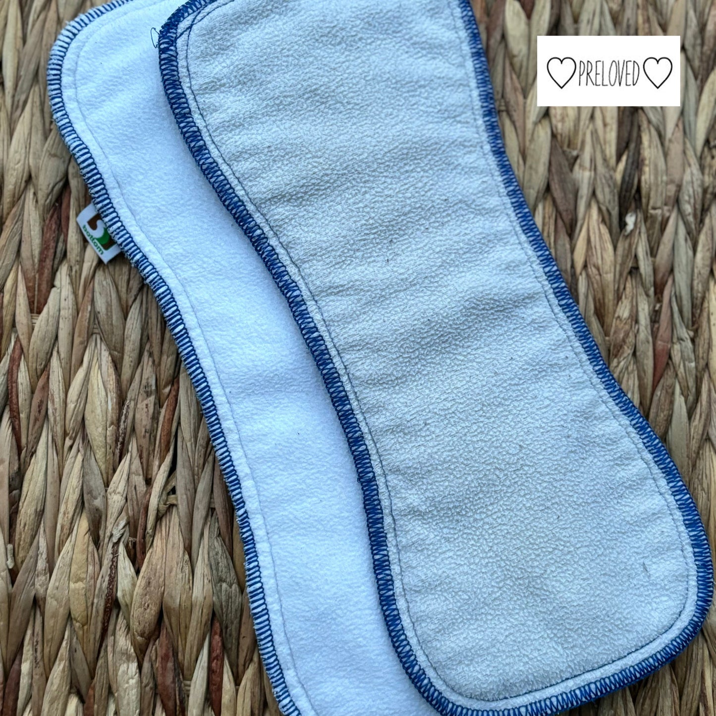 Best Bottom Stay Dry Cloth Nappy Insert-Inserts-Best Bottoms-L (Blue Sitch)-The Nappy Market