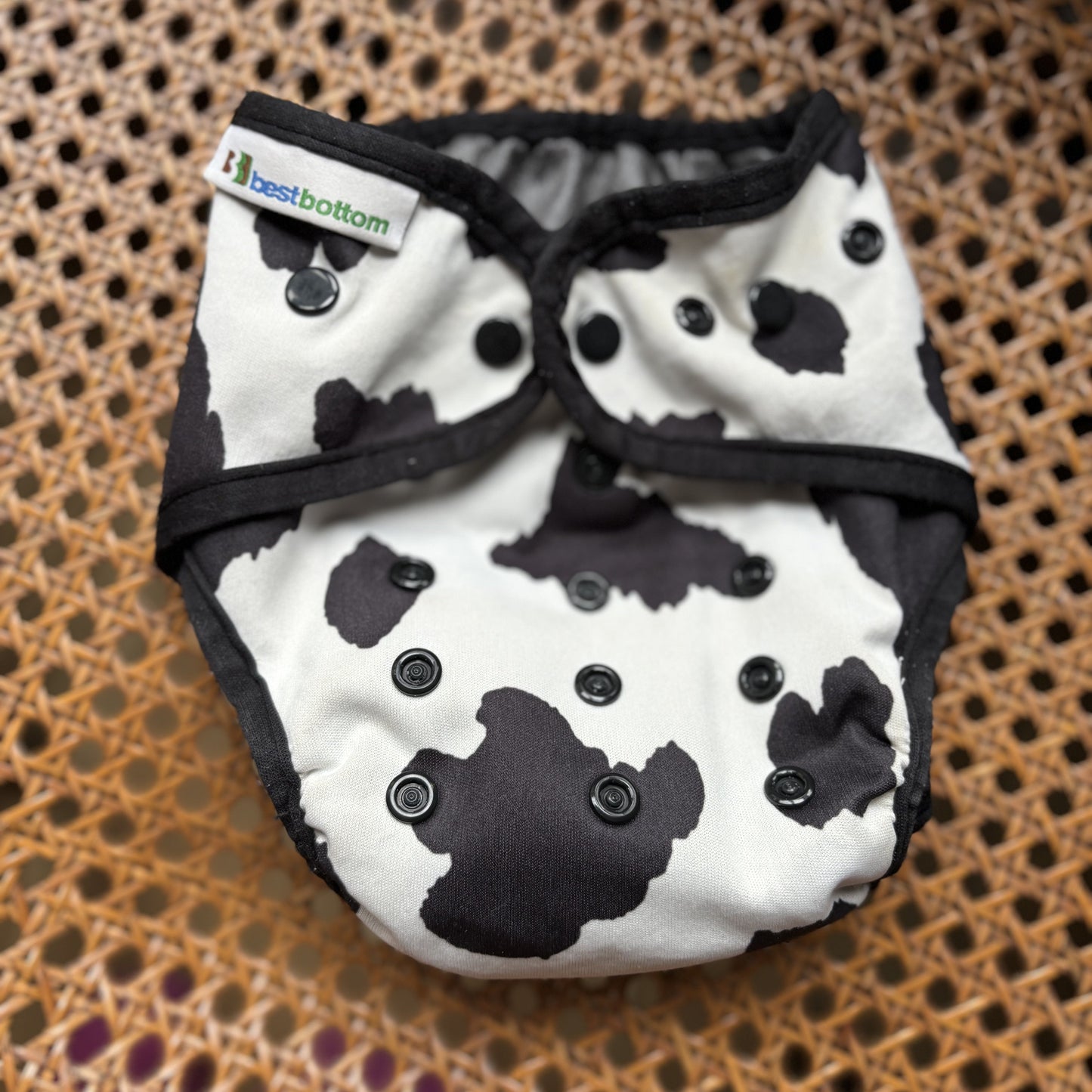 Best Bottoms Nappy Cover-Wrap-Best Bottoms-Cow-The Nappy Market