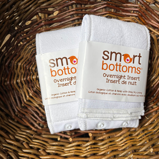 Smart Bottoms Hemp Cotton Overnight Inserts-Inserts-Smart Bottoms-The Nappy Market