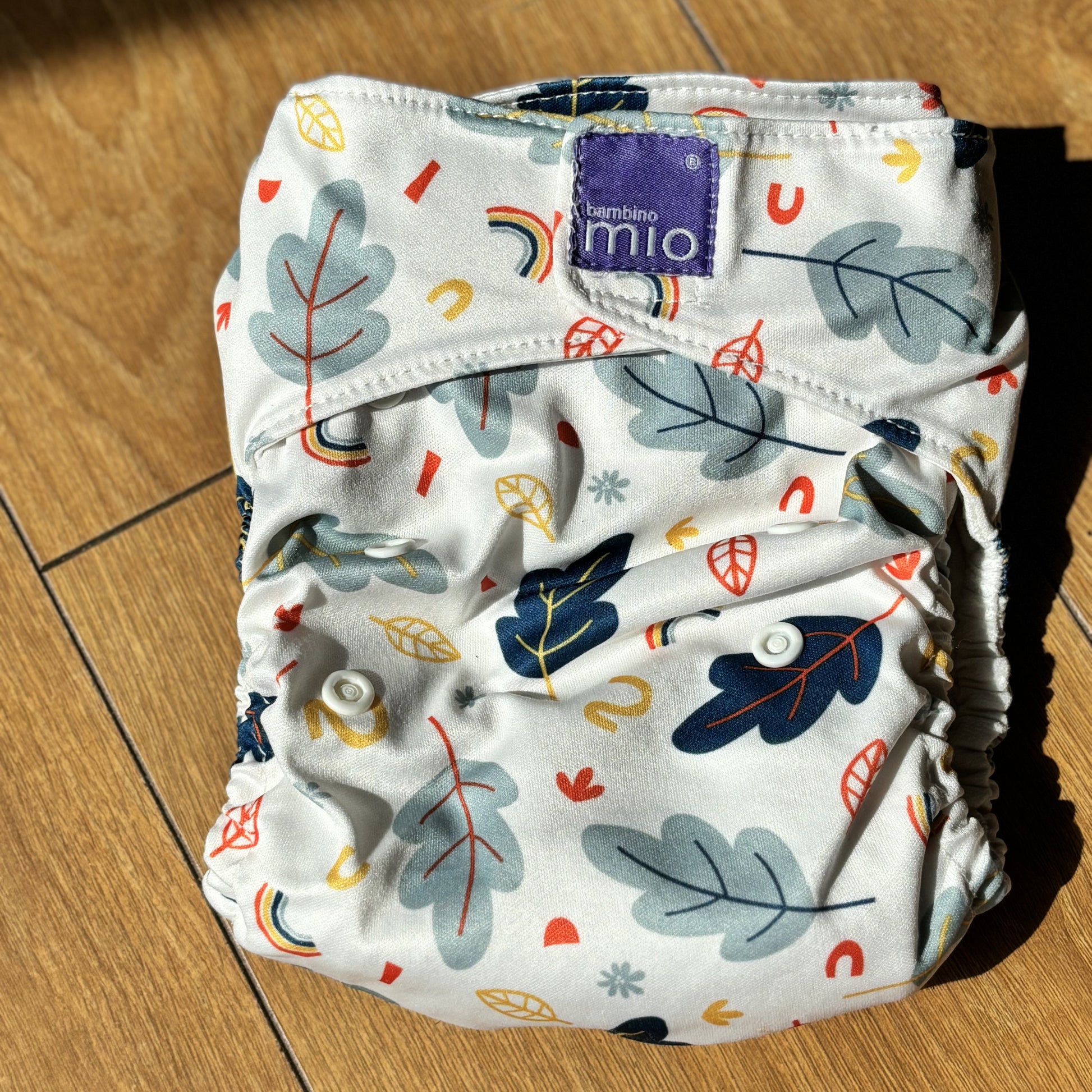 Bambino Mio Solo All in One Nappy-All In One Nappy-Bambio Mio-Leaves-The Nappy Market