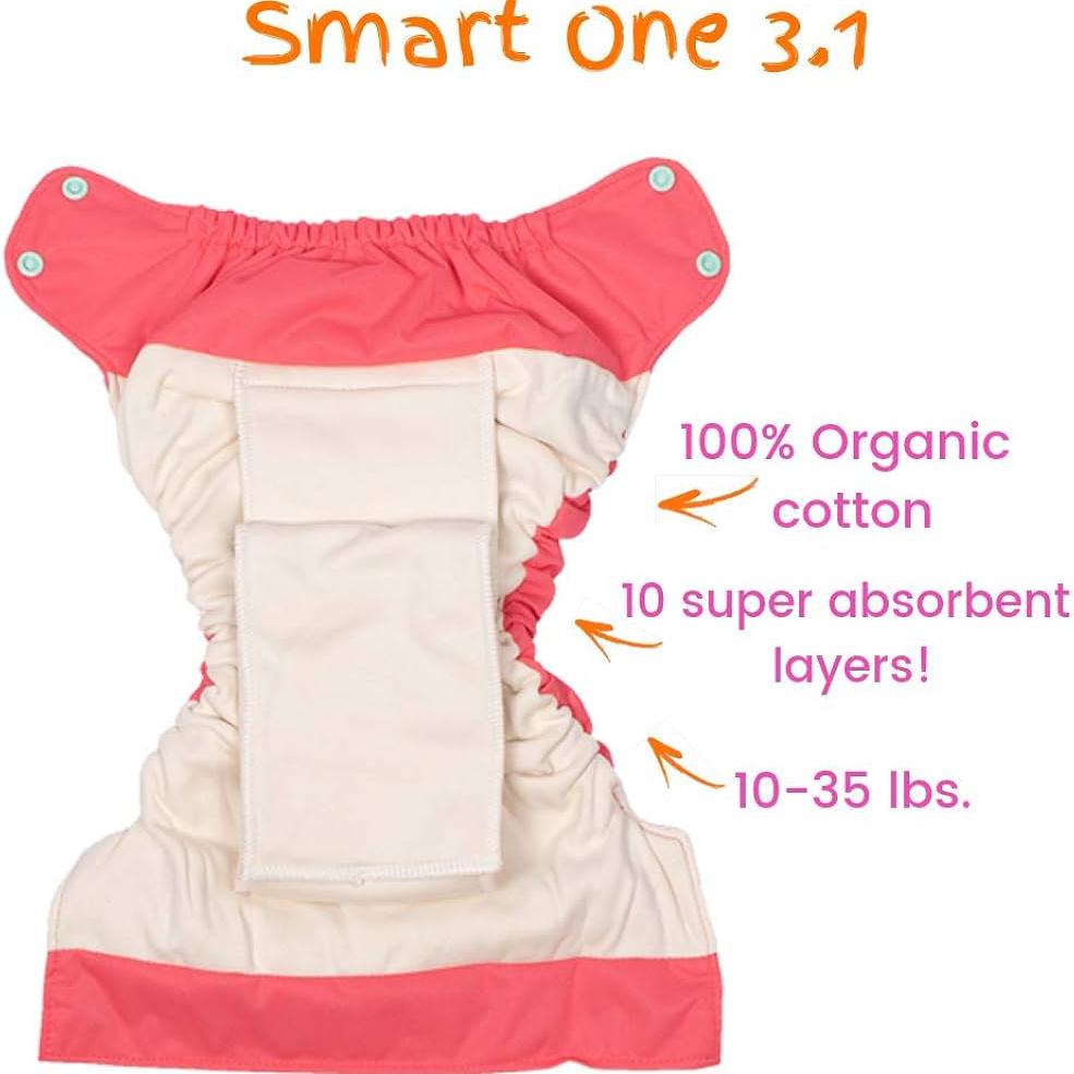 Smart Bottoms 3.1 All in One Organic Cloth Nappy-All In One Nappy-Smart Bottoms-Abyss-The Nappy Market