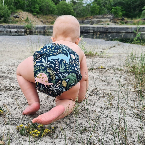 Eco Mini Natural Bamboo Pocket Nappy-Pocket Nappy-Eco Mini-Cecelia-The Nappy Market