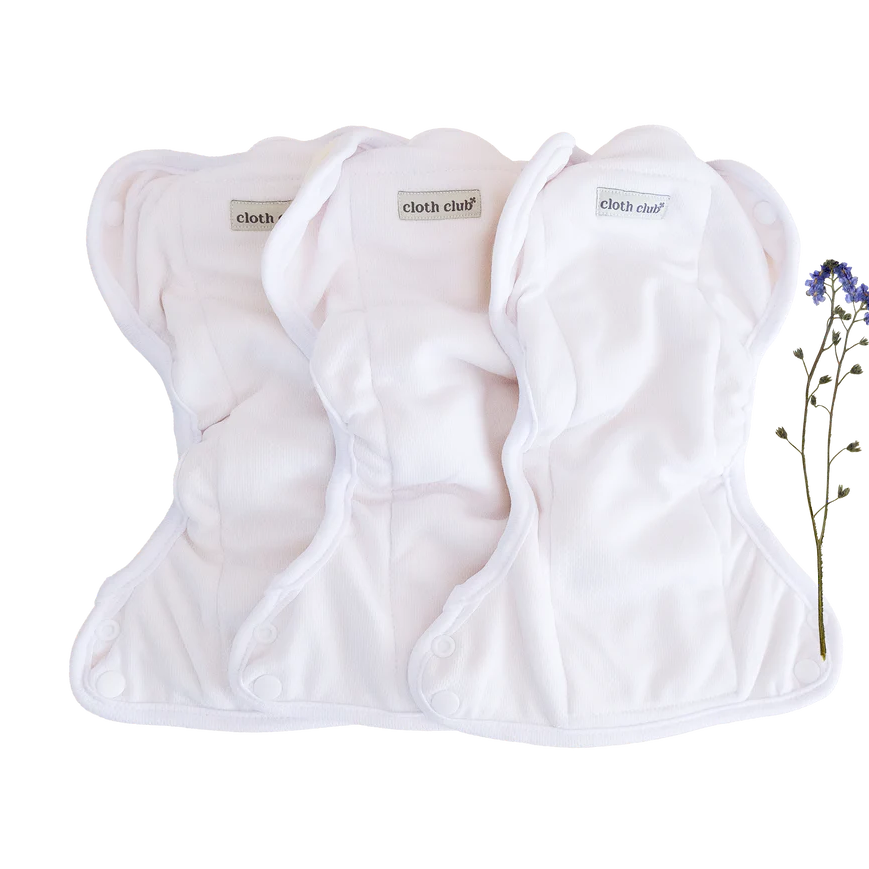 Cloth Club All in Two Wipeable Cloth Nappy-All in Two Nappy-Cloth Club-Extra Cloth Nappy Insert-The Nappy Market