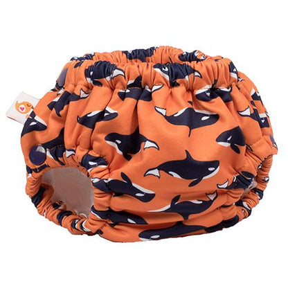 Smart Bottoms Lil Swimmers Swim Nappy - Small 8-16lbs-Swim Nappy-Smart Bottoms-Oh Whale-The Nappy Market